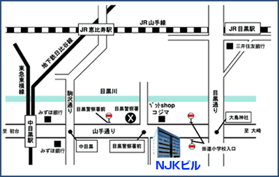 NJKビルまでの地図