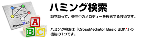 CrossMediator ハミング検索