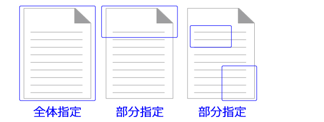 e.Document Sorter OCR識別 識別対象領域