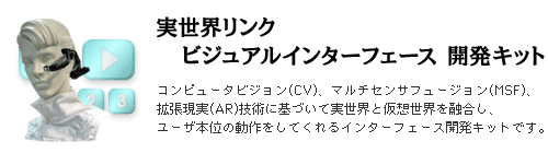実世界リンク ビジュアルインターフェイス