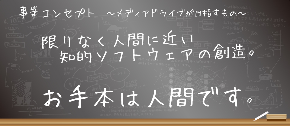 メディアドライブの事業コンセプト