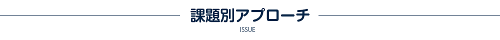 課題別アプローチ