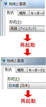 メニューやボタンが文字化けする。