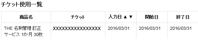 訂正サービスのチケット適用方法について