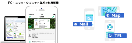 名刺データをモバイル活用
